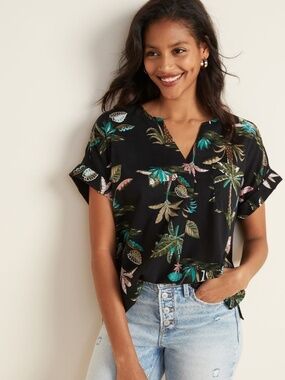 Old Navy Women's Hawiian Shirt
